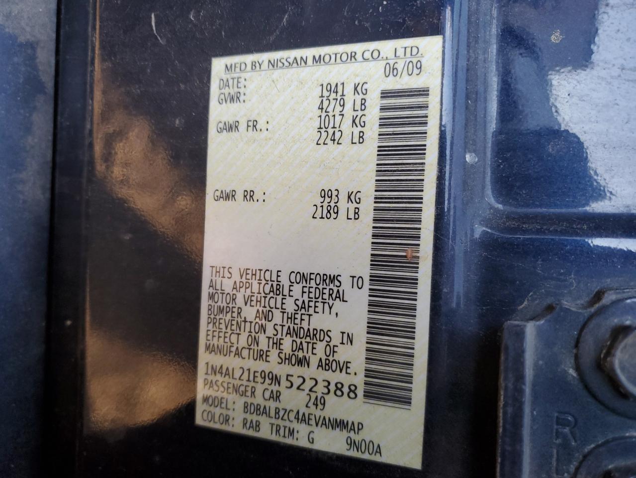 2009 Nissan Altima - Image 12