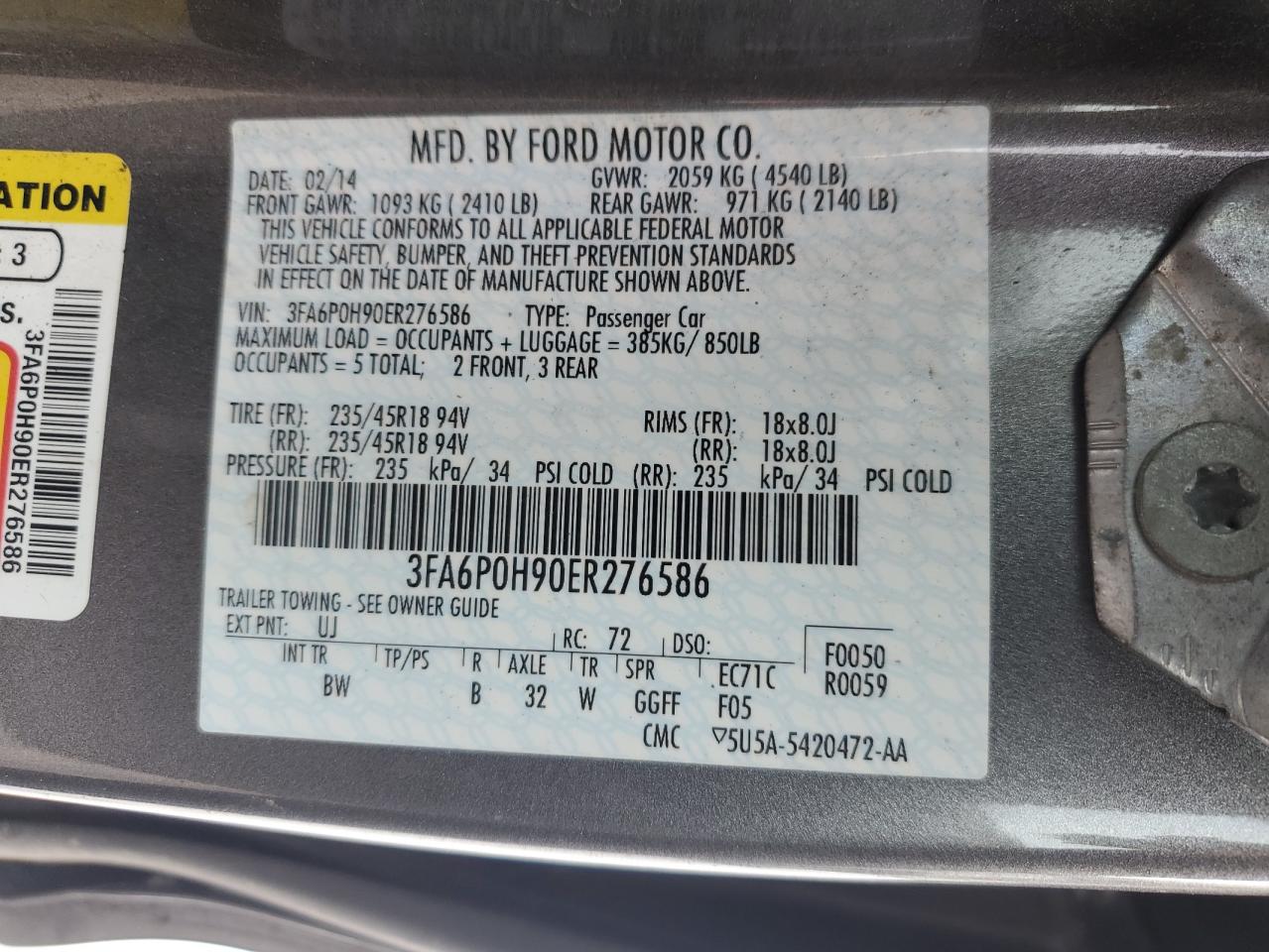 2014 Ford Fusion - Image 12