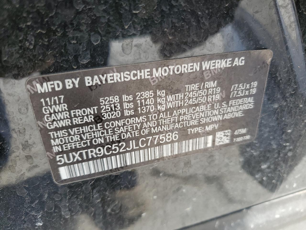 2018 BMW X3 - Image 13