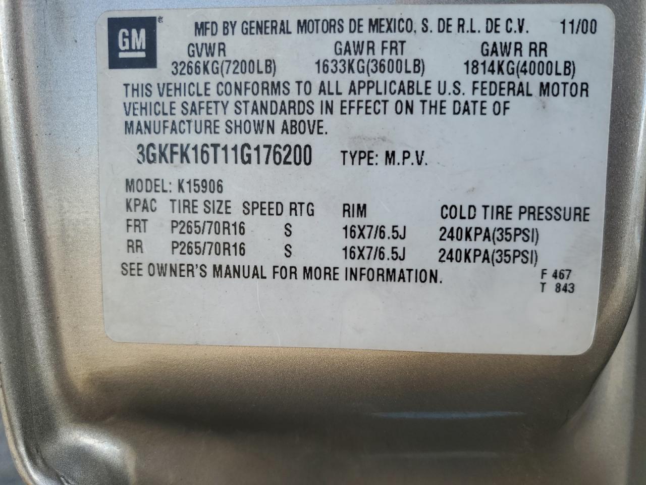 2001 GMC Yukon - Image 13