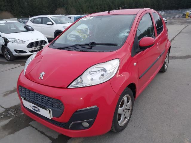 2014 PEUGEOT 107 ALLURE for sale at Copart WHITBURN