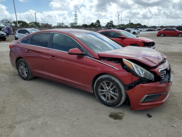 Sedans HYUNDAI SONATA 2016 Red