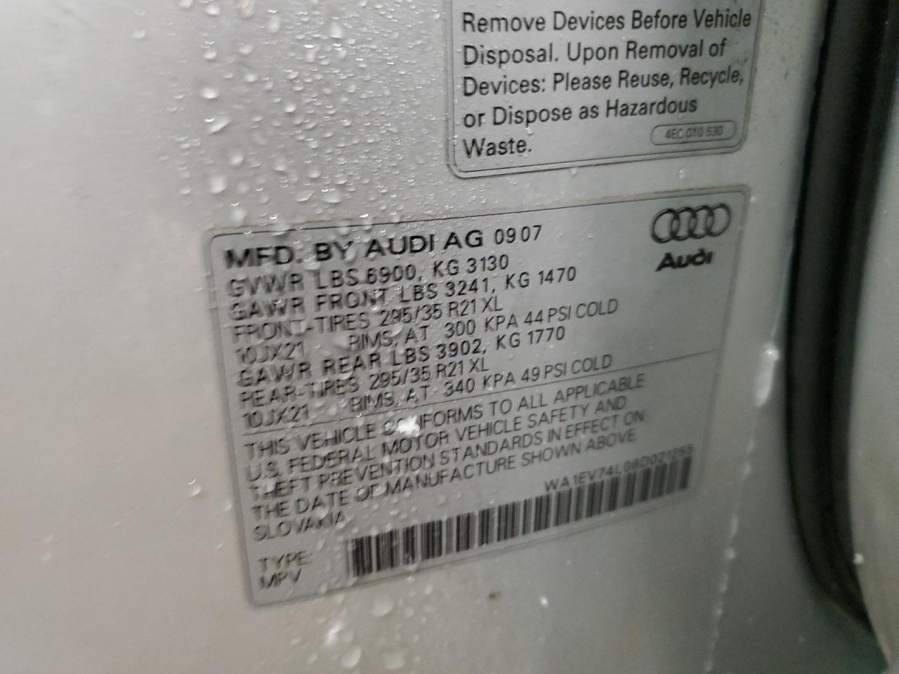2008 Audi Q7 - Image 13