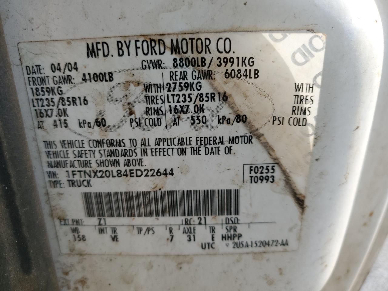 2004 Ford F250 - Image 12