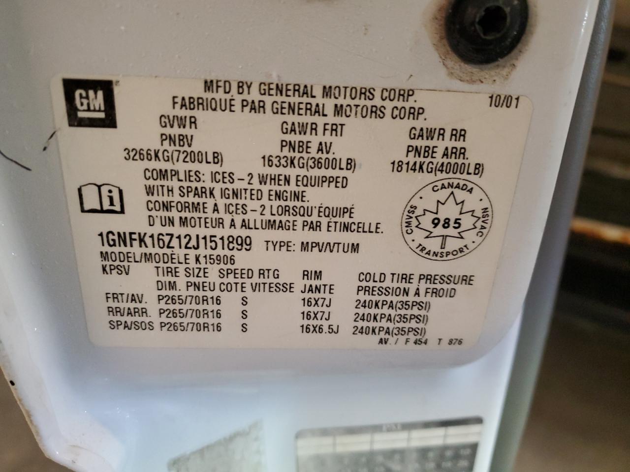 2002 Chevrolet Suburban - Image 13