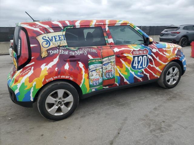  KIA SOUL 2018 Czerwony