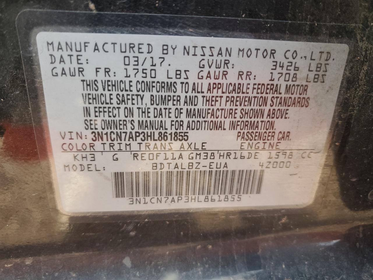 2017 Nissan Versa - Image 12
