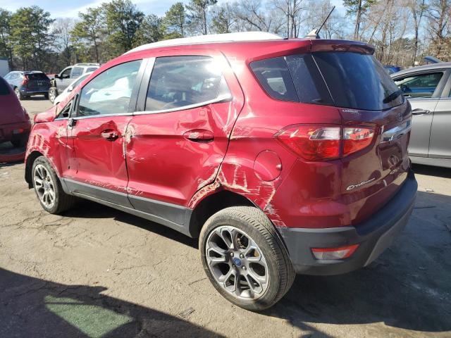 FORD ECOSPORT 2019 Czerwony