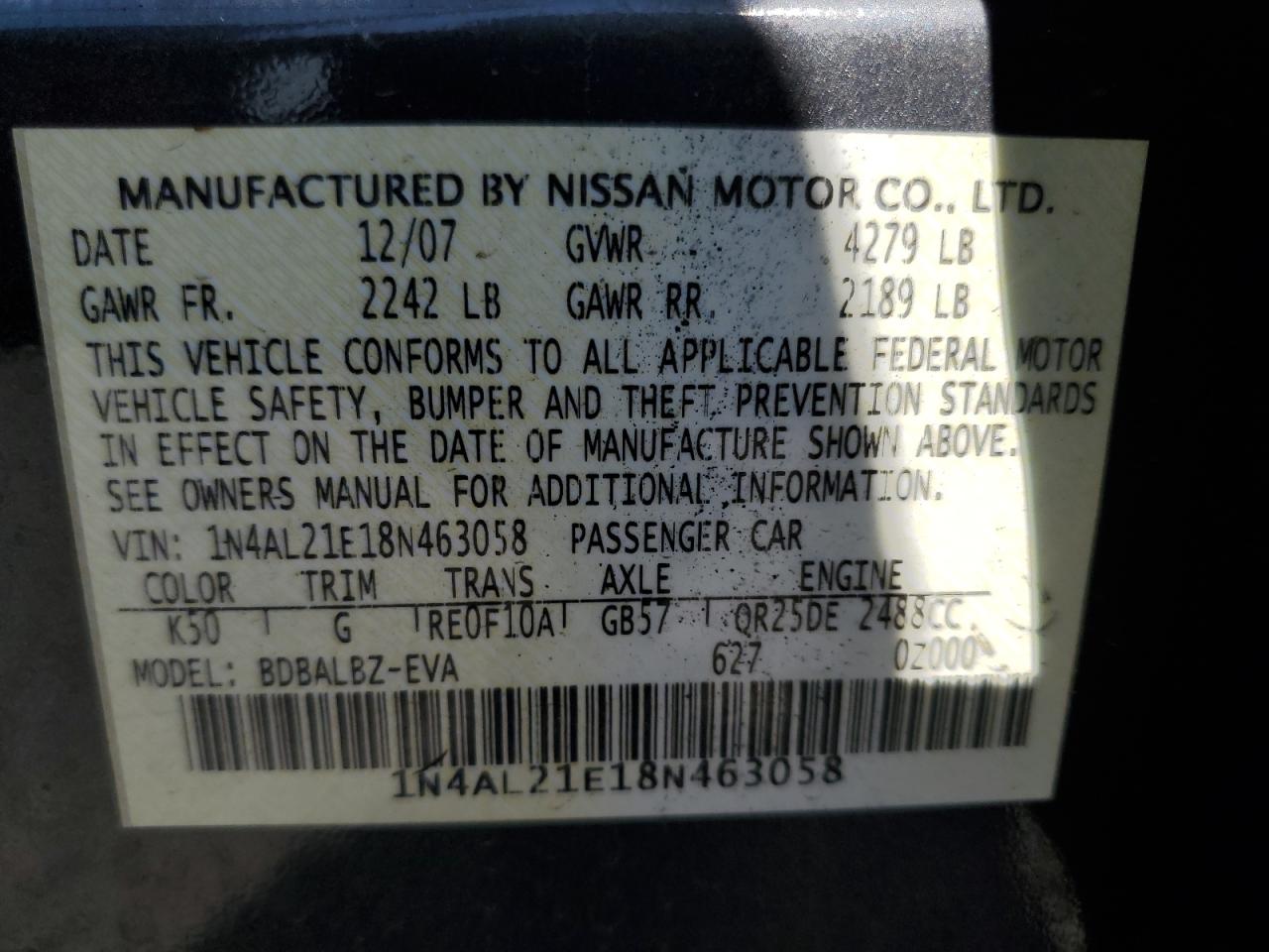 2008 Nissan Altima - Image 12