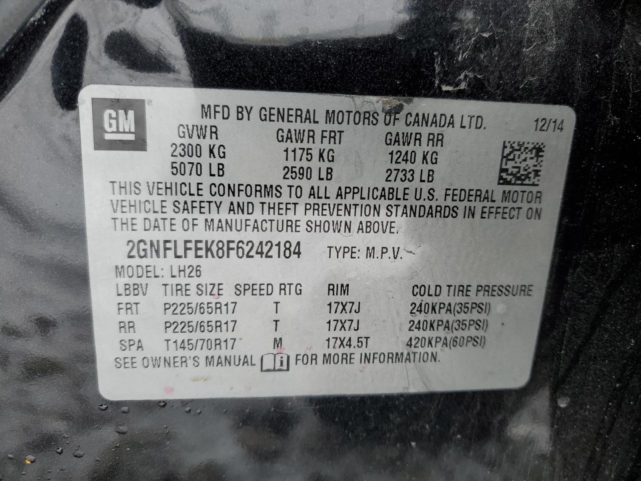 2015 Chevrolet Equinox - Image 15