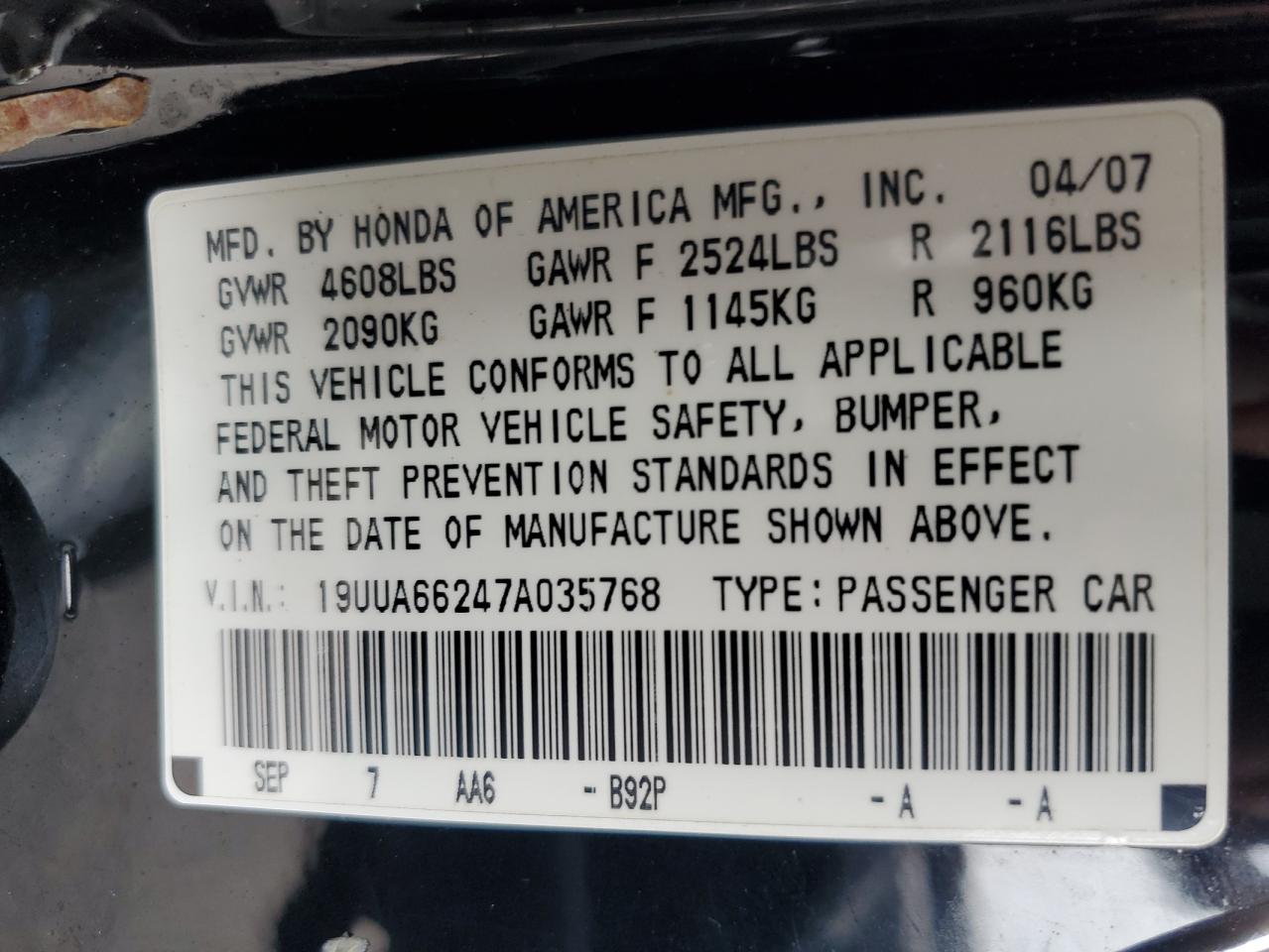 2007 Acura TL - Image 14