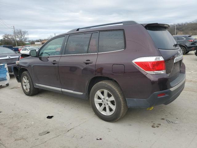  TOYOTA HIGHLANDER 2012 Burgundy