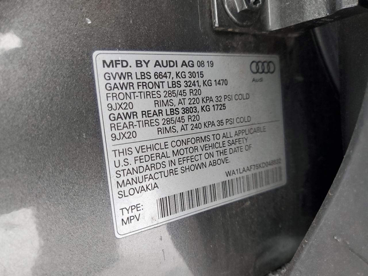 2019 Audi Q7 - Image 13
