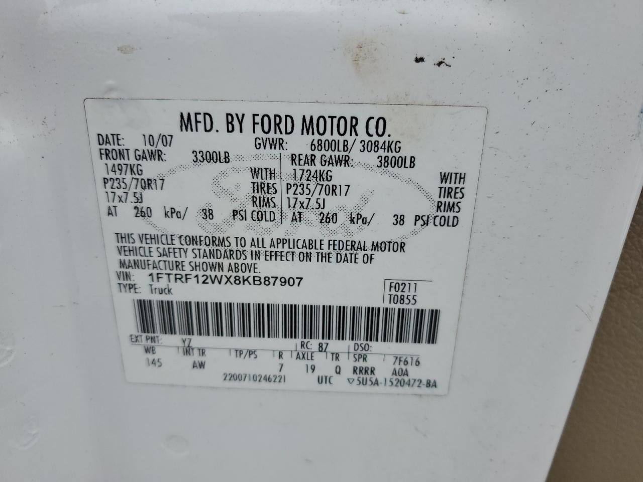 2008 Ford F-150 - Image 13