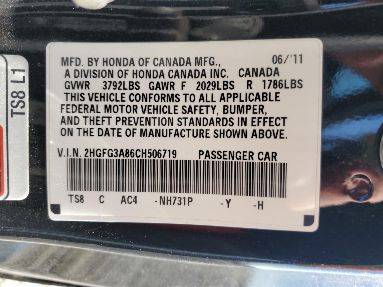 2012 Honda Civic - Image 13