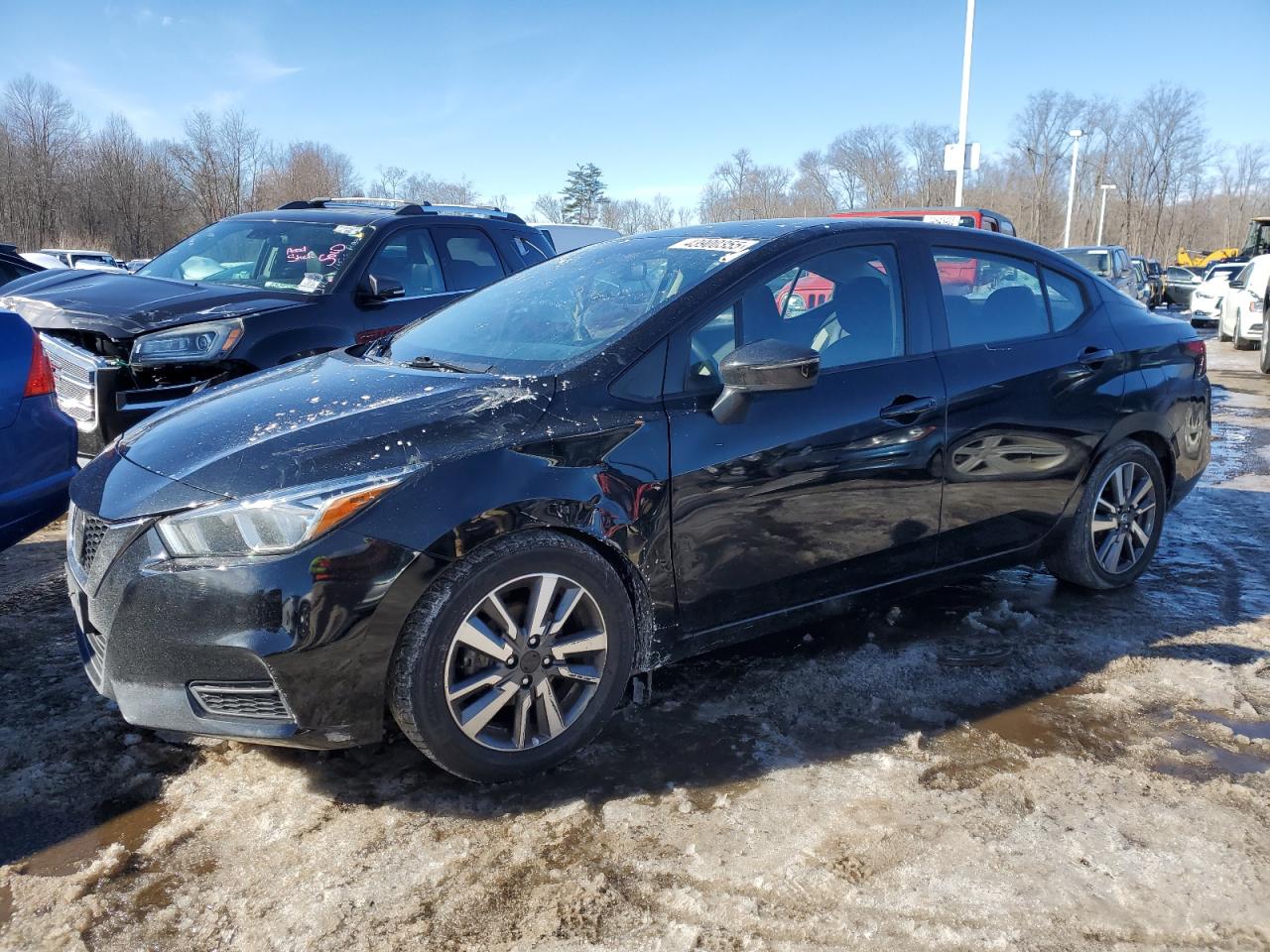 2020 Nissan Versa Sv for Sale in East Granby, CT - Front End