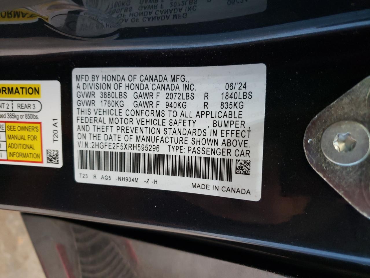 2024 Honda Civic - Image 12