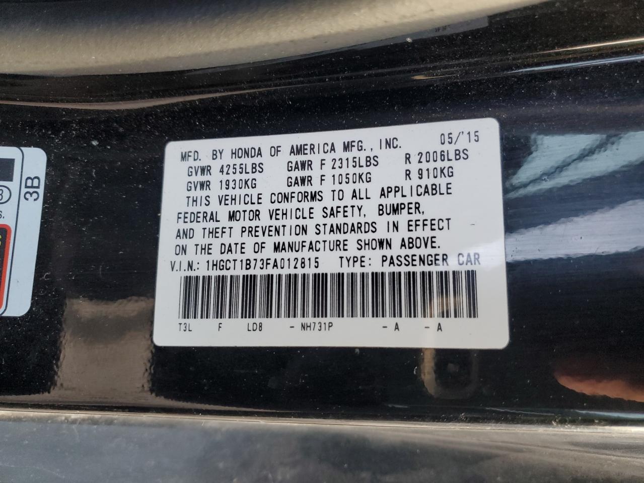 2015 Honda Accord - Image 14