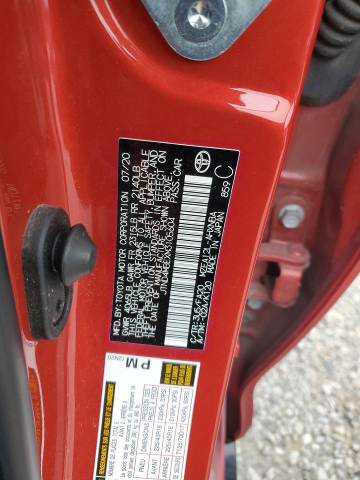 jtnd4mbexm3105604 JTND4MBEXM3105604 2021 Toyota Corolla Se