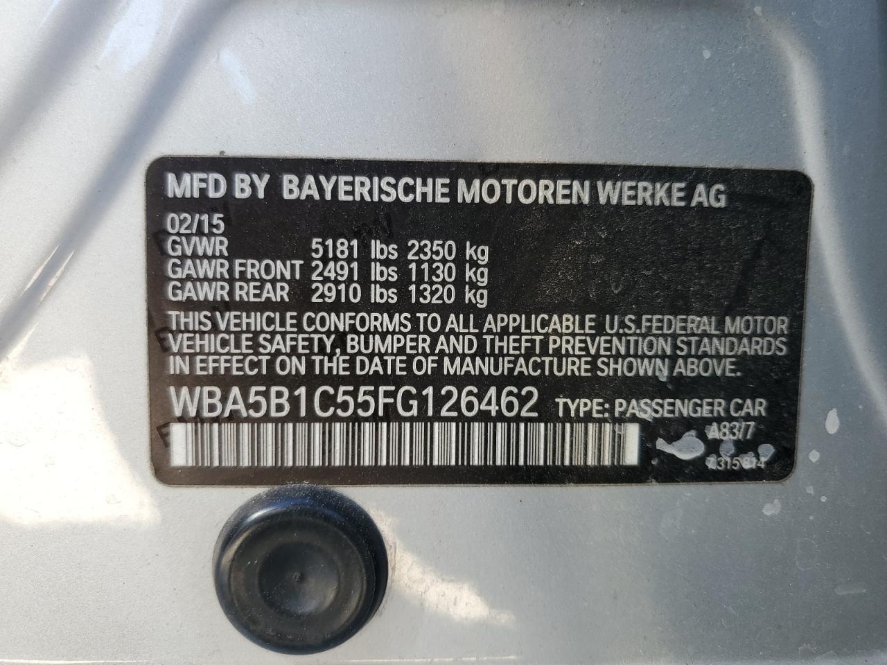 2015 BMW 5er - Image 12