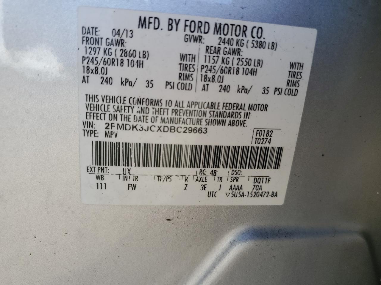 2013 Ford Edge - Image 13