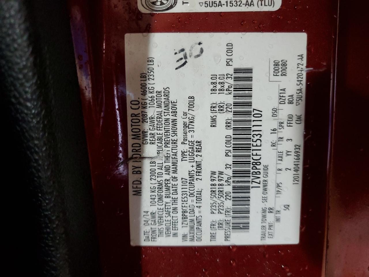 2014 Ford Mustang - Image 15