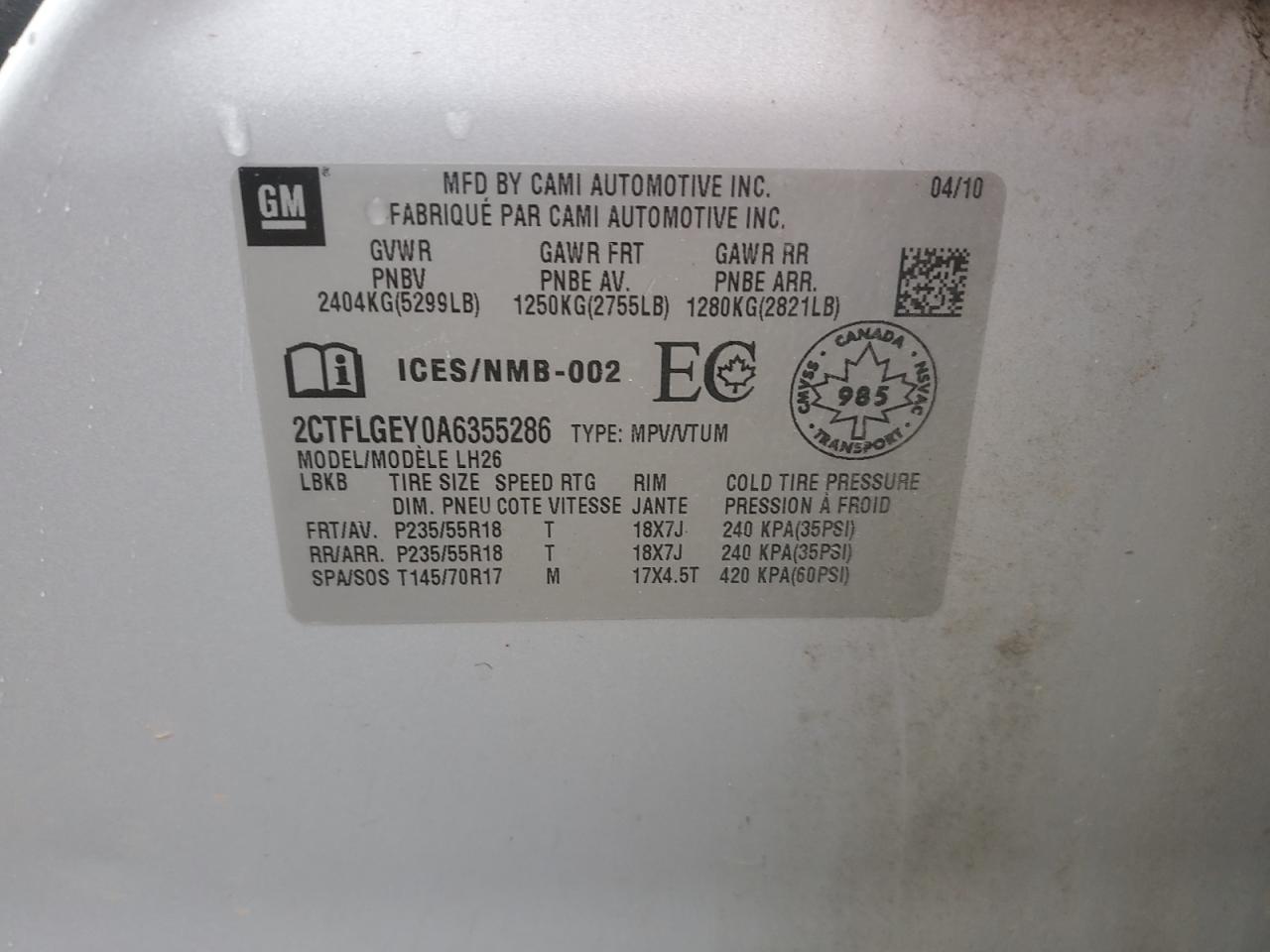 2010 GMC Terrain - Image 13