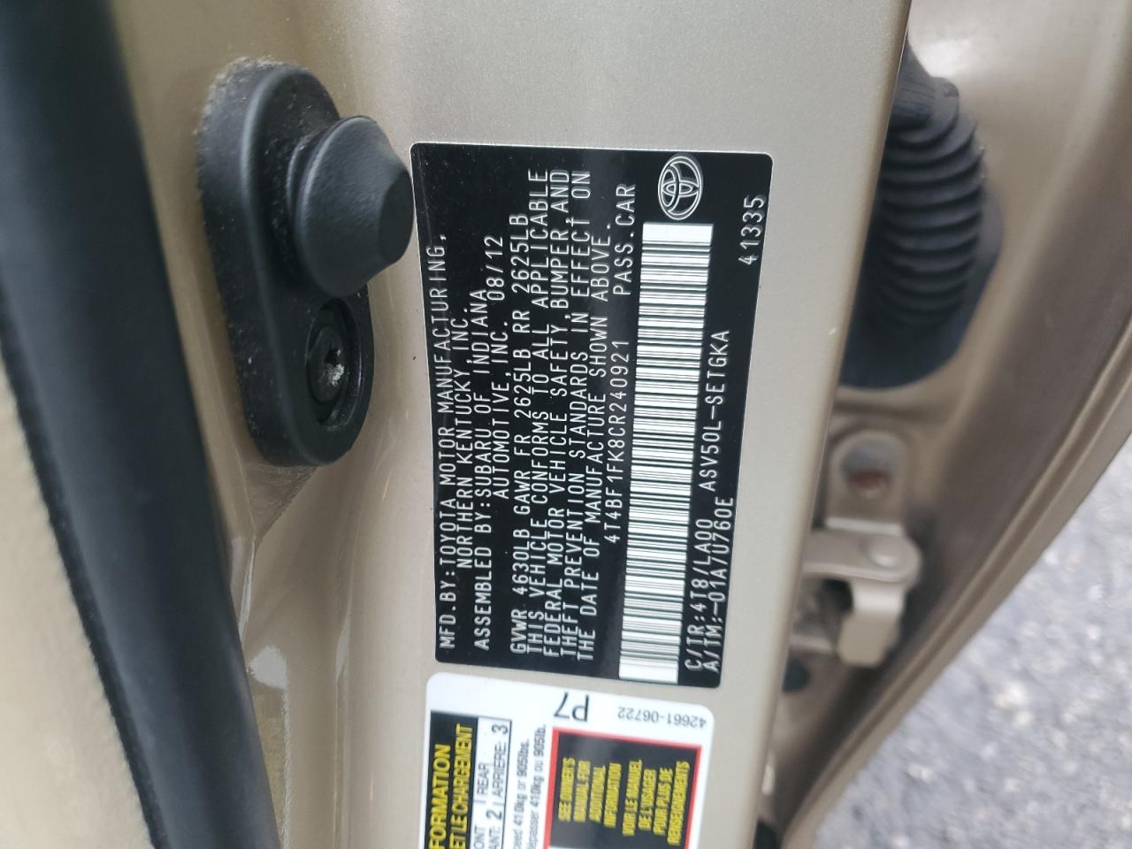 2012 Toyota Camry - Image 14