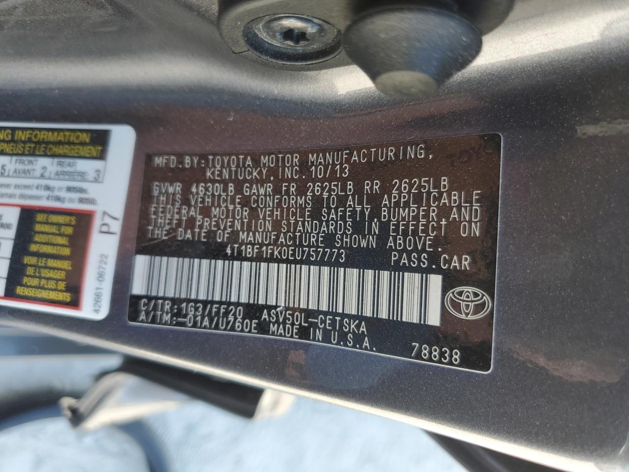 2014 Toyota Camry - Image 14