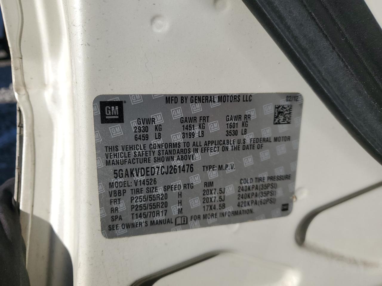 2012 Buick Enclave - Image 13