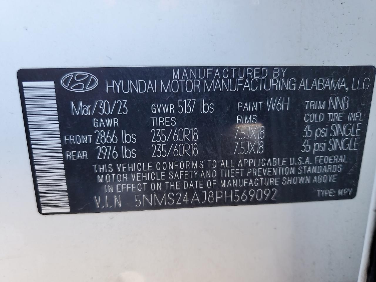 2023 Hyundai Santa Fe - Image 14
