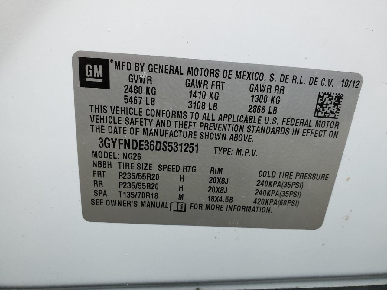 2013 Cadillac SRX - Image 13