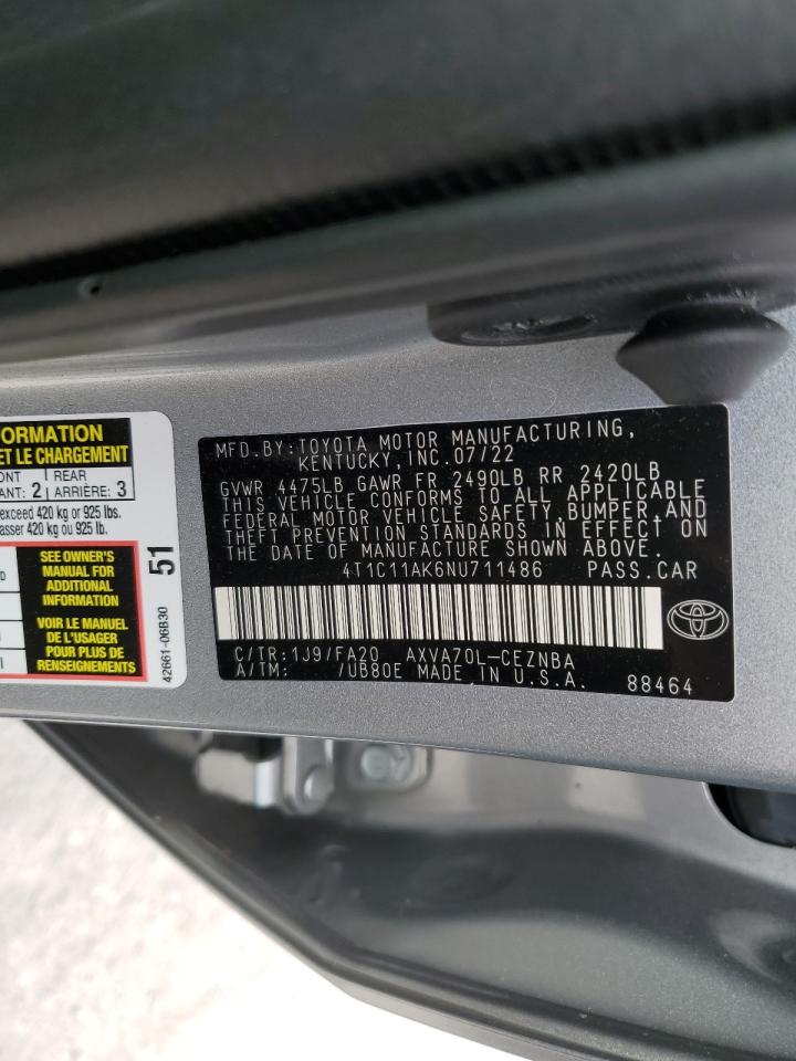 2022 Toyota Camry - Image 14
