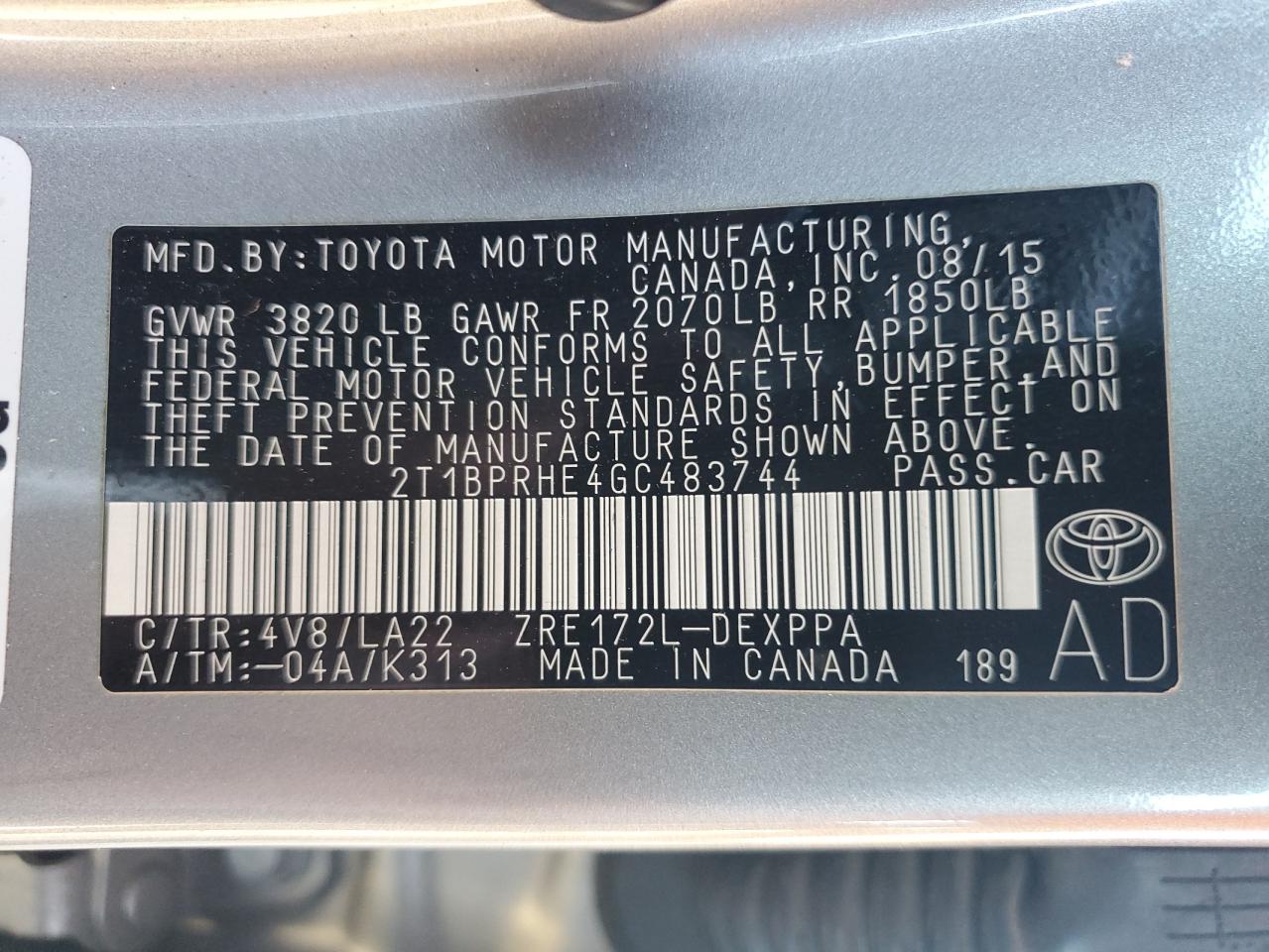 2016 Toyota Corolla - Image 12