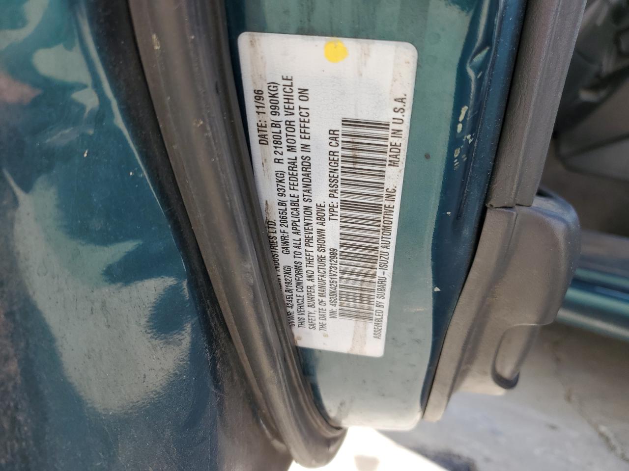 1997 Subaru Legacy - Image 12