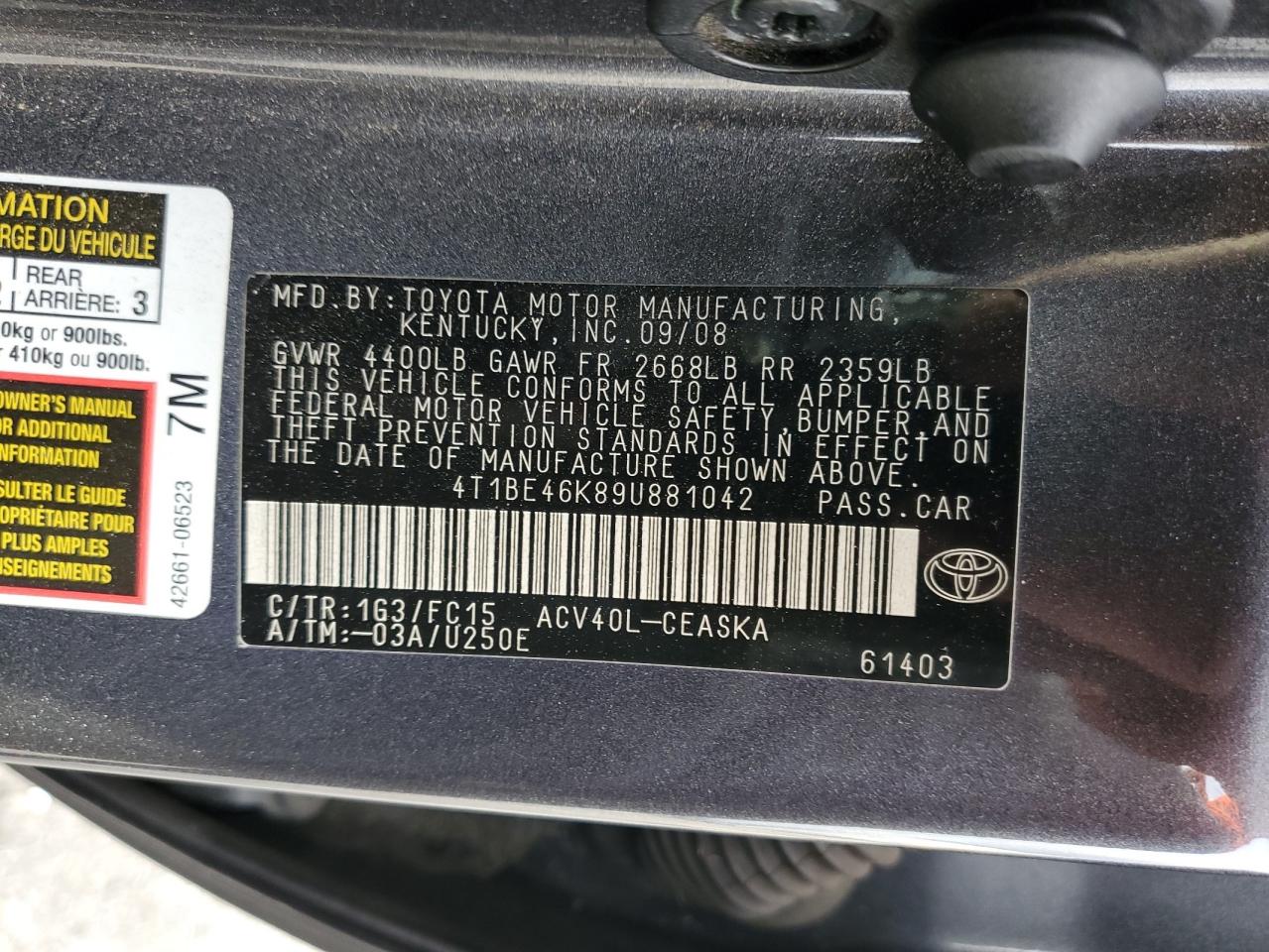 2009 Toyota Camry - Image 13