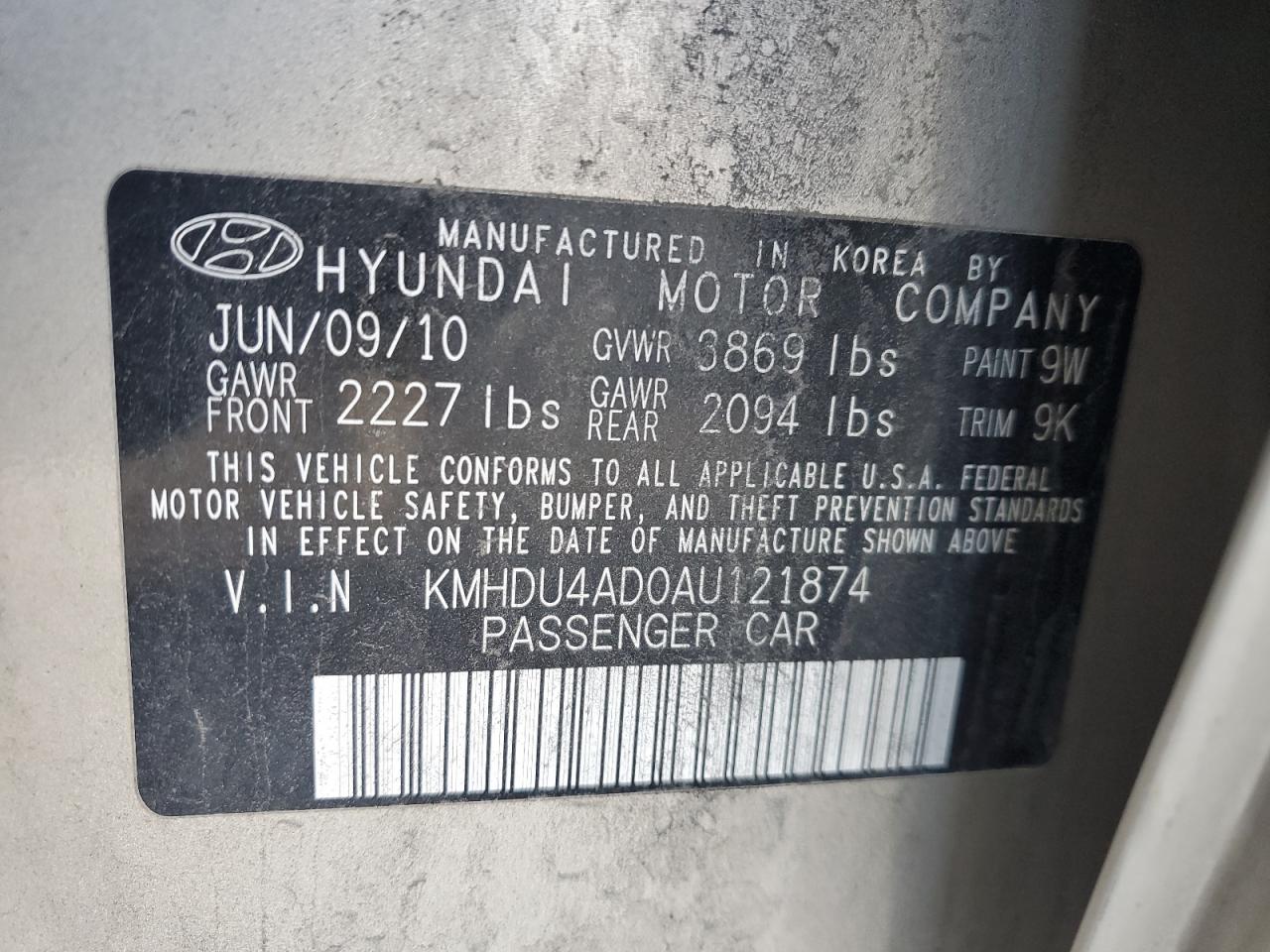 2010 Hyundai Elantra - Image 12
