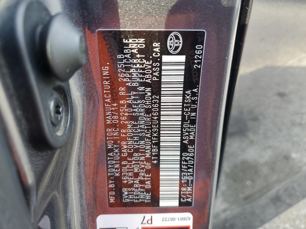 2014 Toyota Camry - Image 14