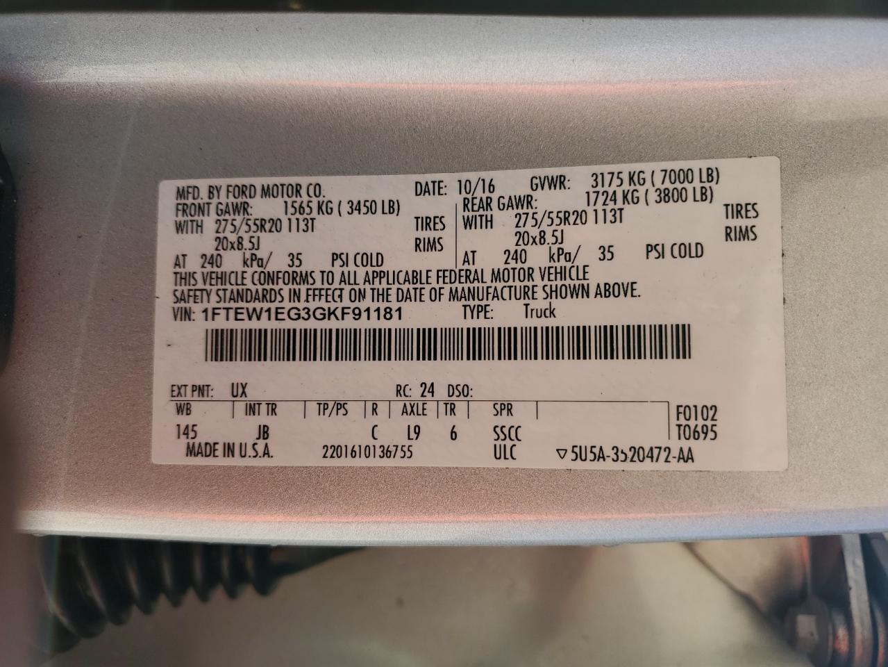 2016 Ford F-150 - Image 13