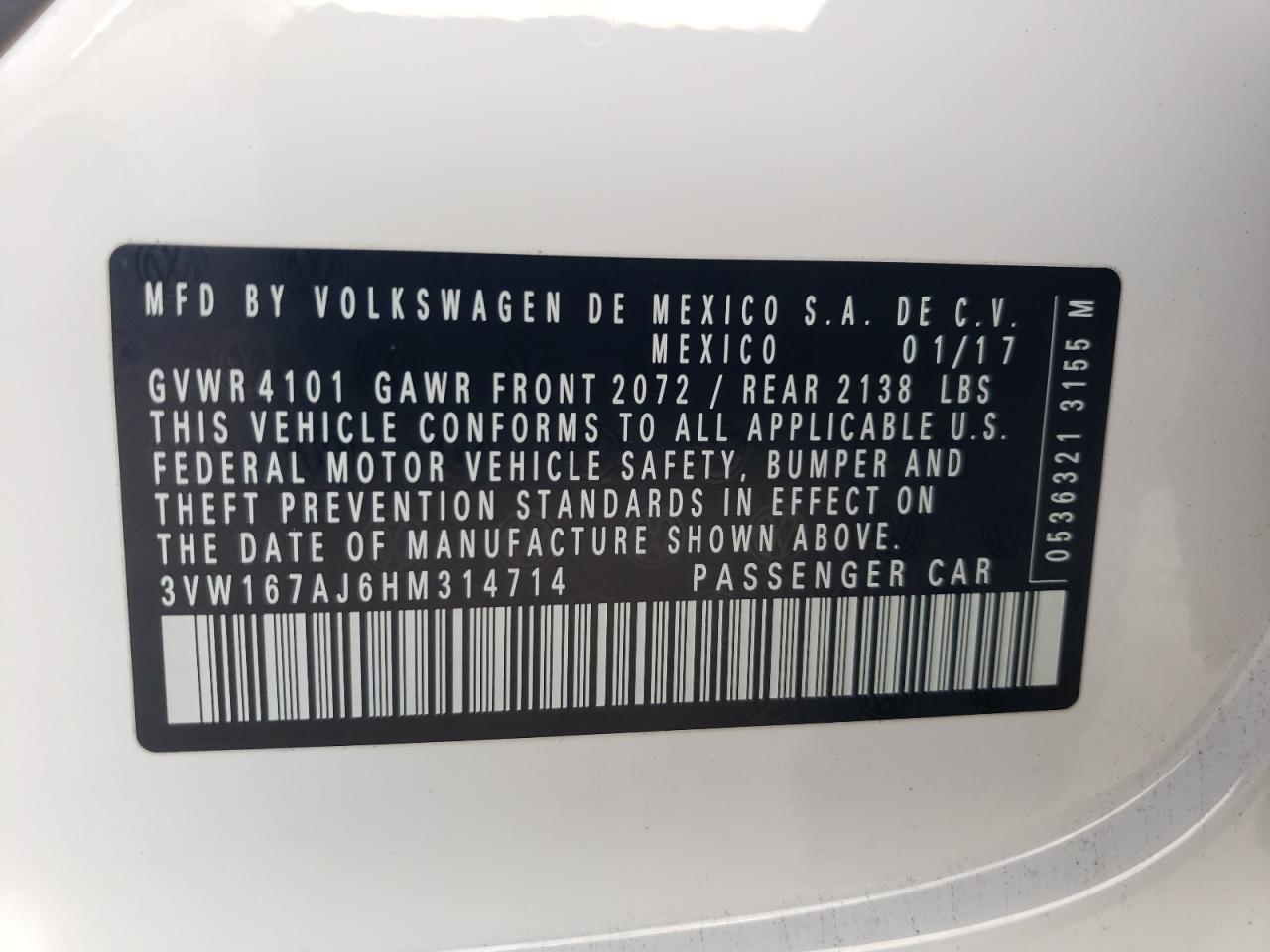 2017 Volkswagen Jetta - Image 12