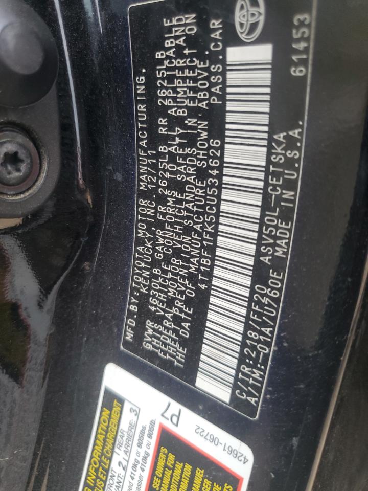 2012 Toyota Camry - Image 13