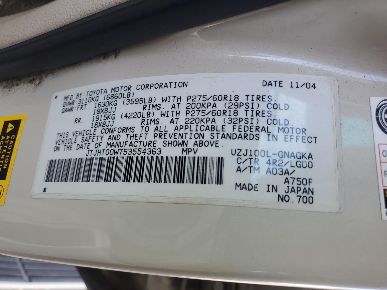 2005 Lexus LX - Image 13