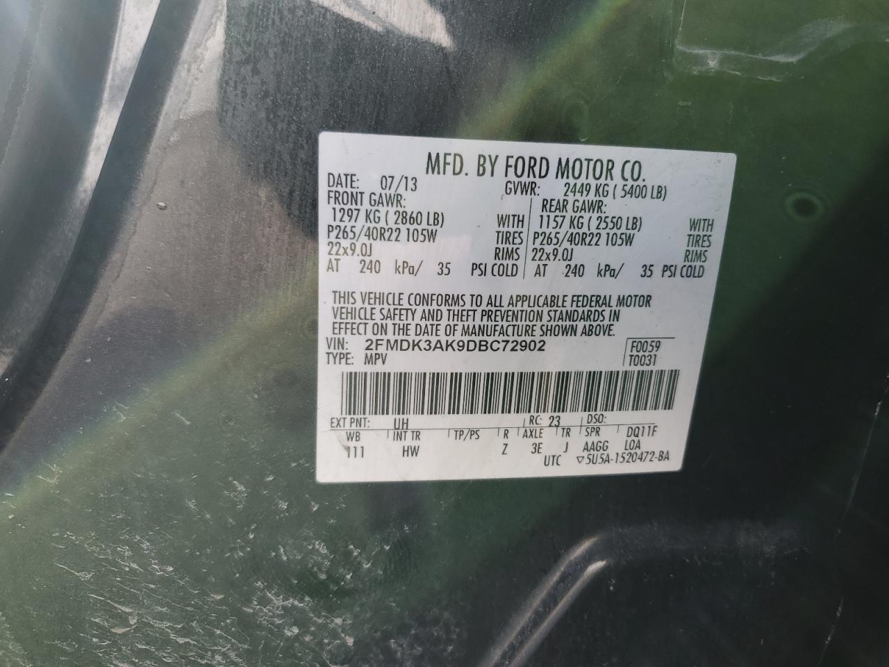 2013 Ford Edge - Image 15
