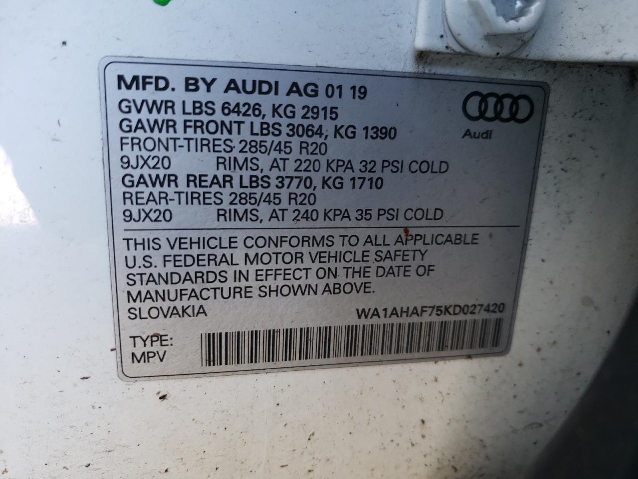 2019 Audi Q7 - Image 13
