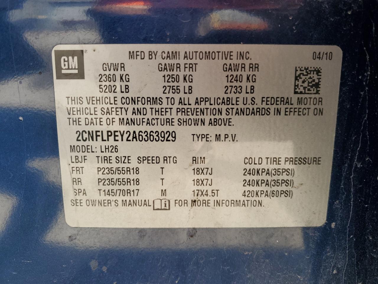 2010 Chevrolet Equinox - Image 12