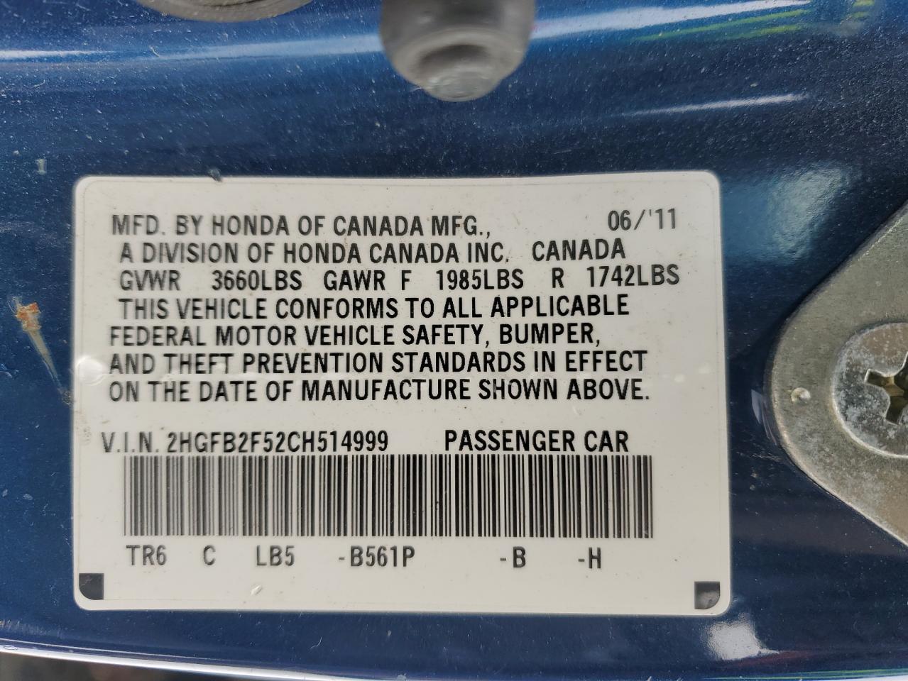 2012 Honda Civic - Image 13