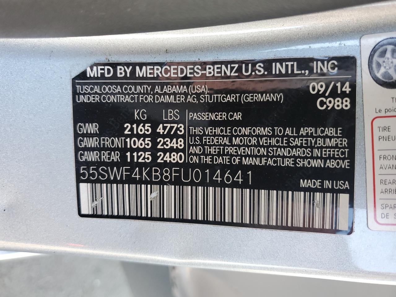 2015 Mercedes-Benz C-klasse - Image 14