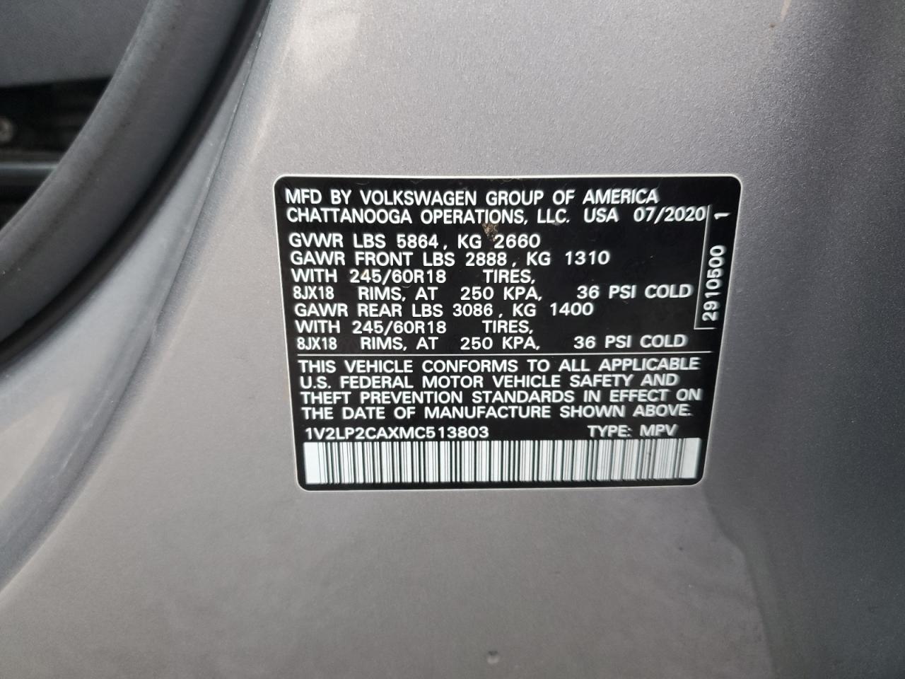 2021 Volkswagen Atlas - Image 15