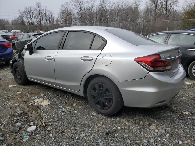  HONDA CIVIC 2013 Silver