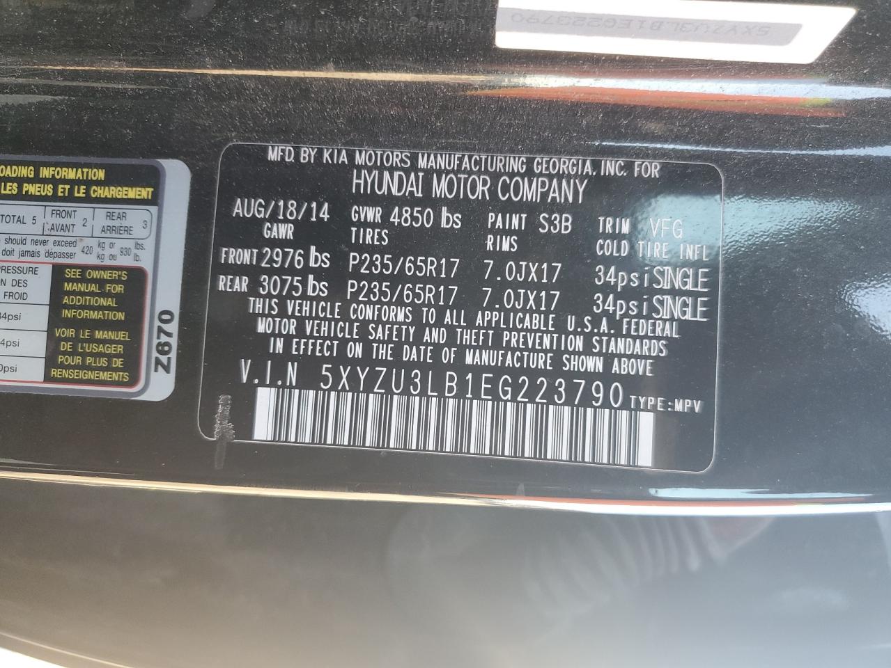 2014 Hyundai Santa Fe - Image 16